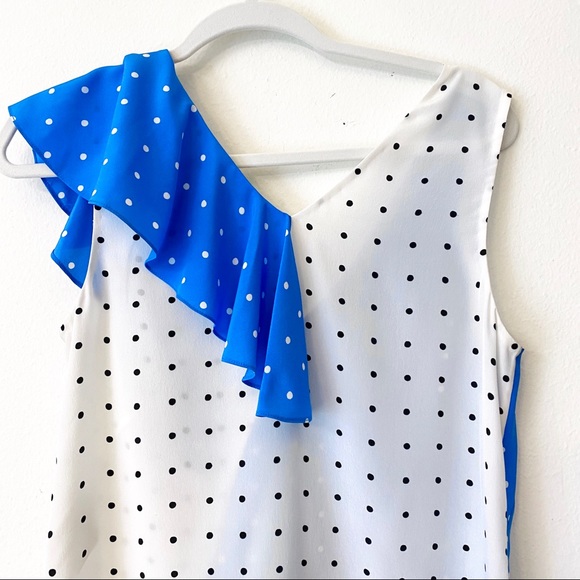 DVF Sleeveless Side Ruffle Top - Picture 6 of 8